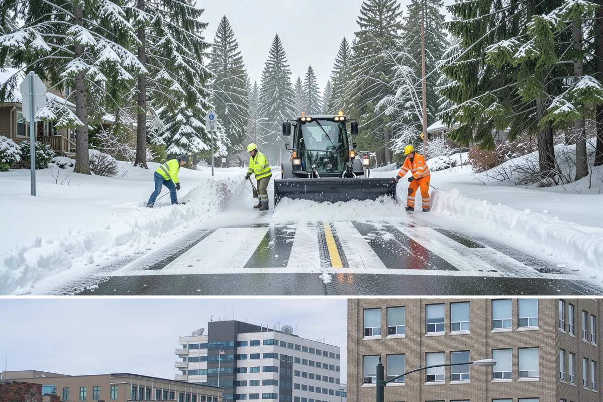 Calcium Chloride Application in Everett, Snohomish County, WA - Calcium chloride application is used during the deepest freezes of December through February, when Puget Sound outflow events...