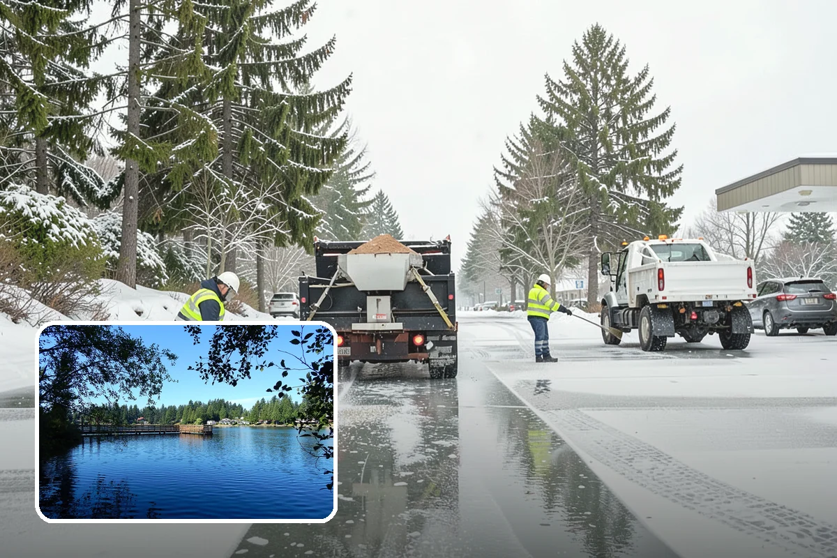 Calcium Chloride Application in Federal Way, King County, WA - Fastest melt available for the deepest PNW freezes