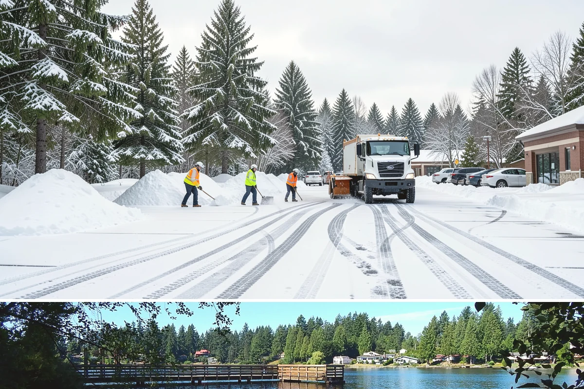Calcium Chloride Application in Federal Way, King County, WA - Calcium chloride application is used during the deepest freezes of December through February, when Puget Sound outflow events...