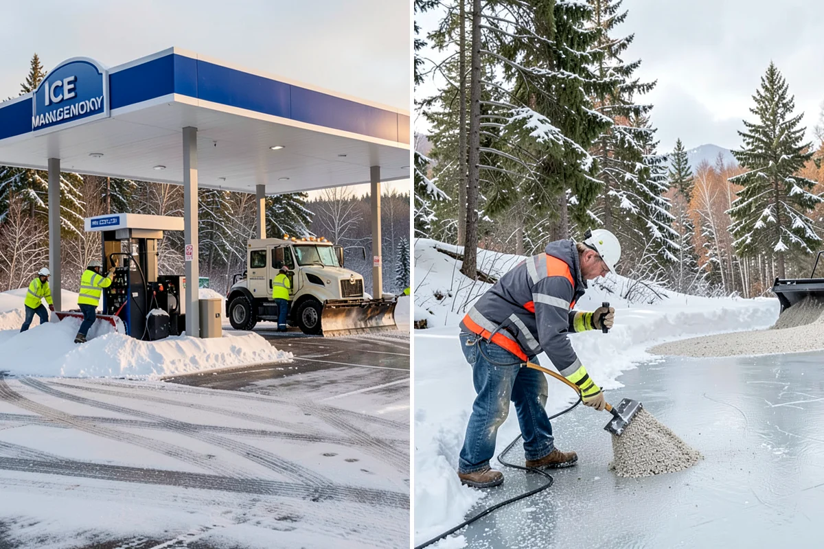 Calcium Chloride Application in Fircrest, Pierce County, WA - Reserve calcium chloride for the most severe cold events