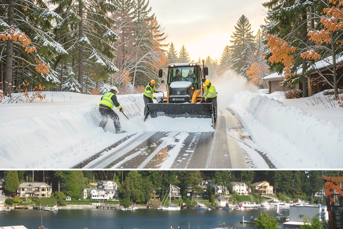 Calcium Chloride Application in Gig Harbor, Pierce County, WA - Calcium chloride application is used during the deepest freezes of December through February, when Puget Sound outflow events...