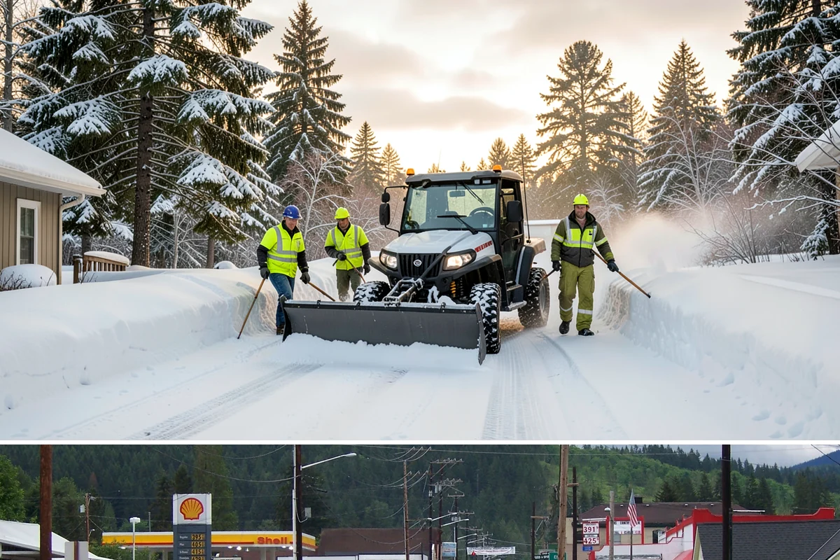Calcium Chloride Application in Granite Falls, Snohomish County, WA - Calcium chloride application is used during the deepest freezes of December through February, when Puget Sound outflow events...