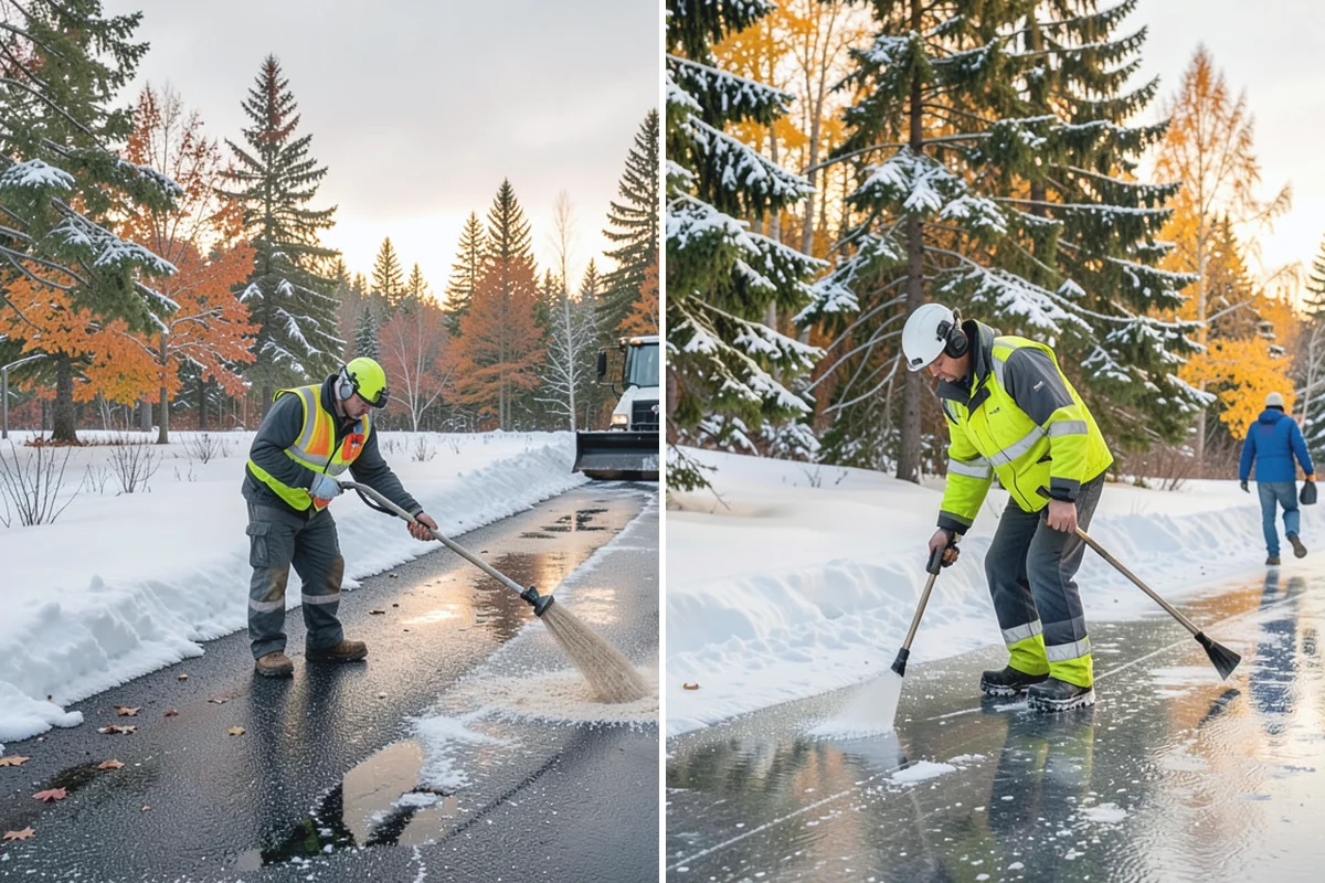 Calcium Chloride Application in Hamilton, Skagit County, WA - Reserve calcium chloride for the most severe cold events