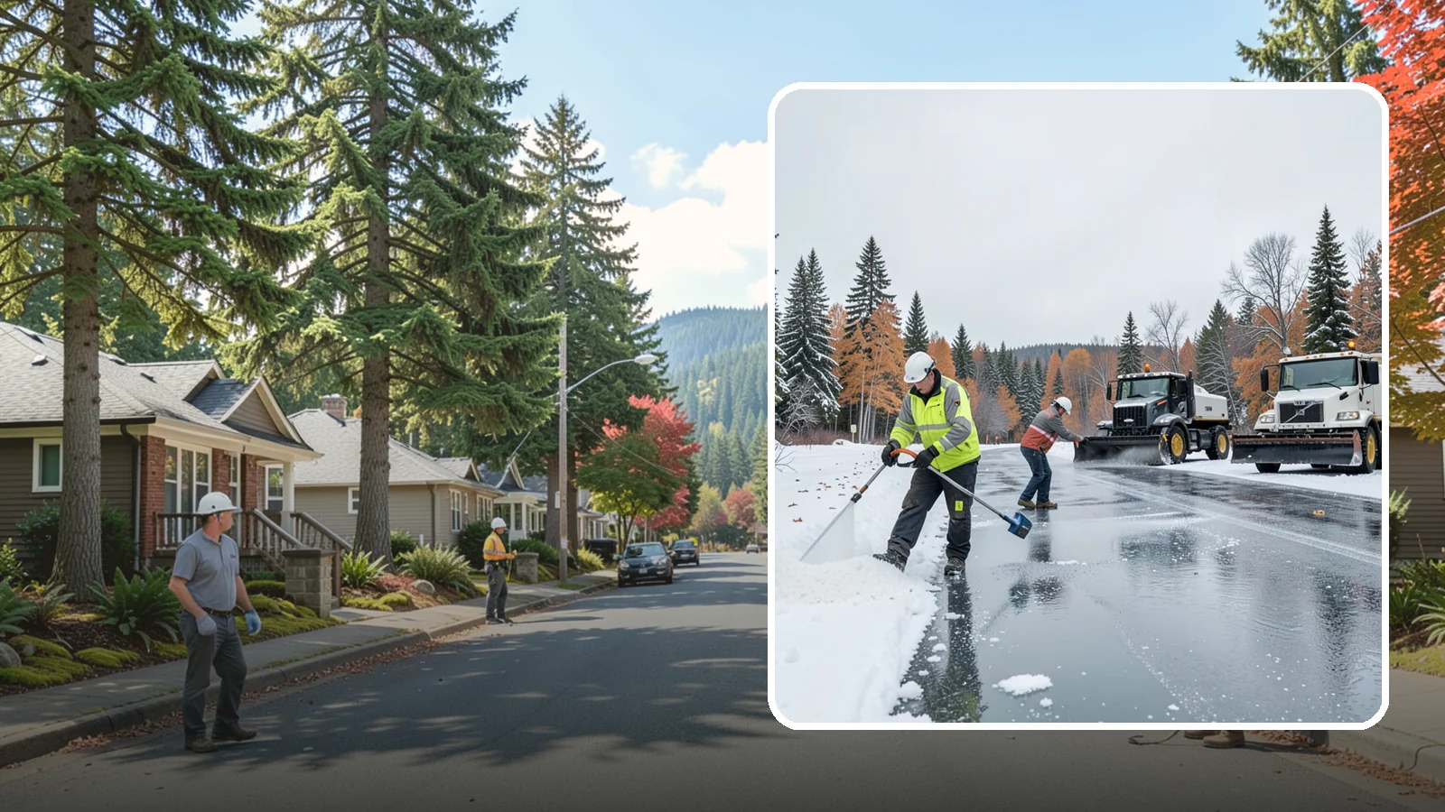 Calcium Chloride Application in Hunts Point, King County, WA - Calcium chloride application delivers the fastest, deepest melt for the hardest freezes Western Washington sees.