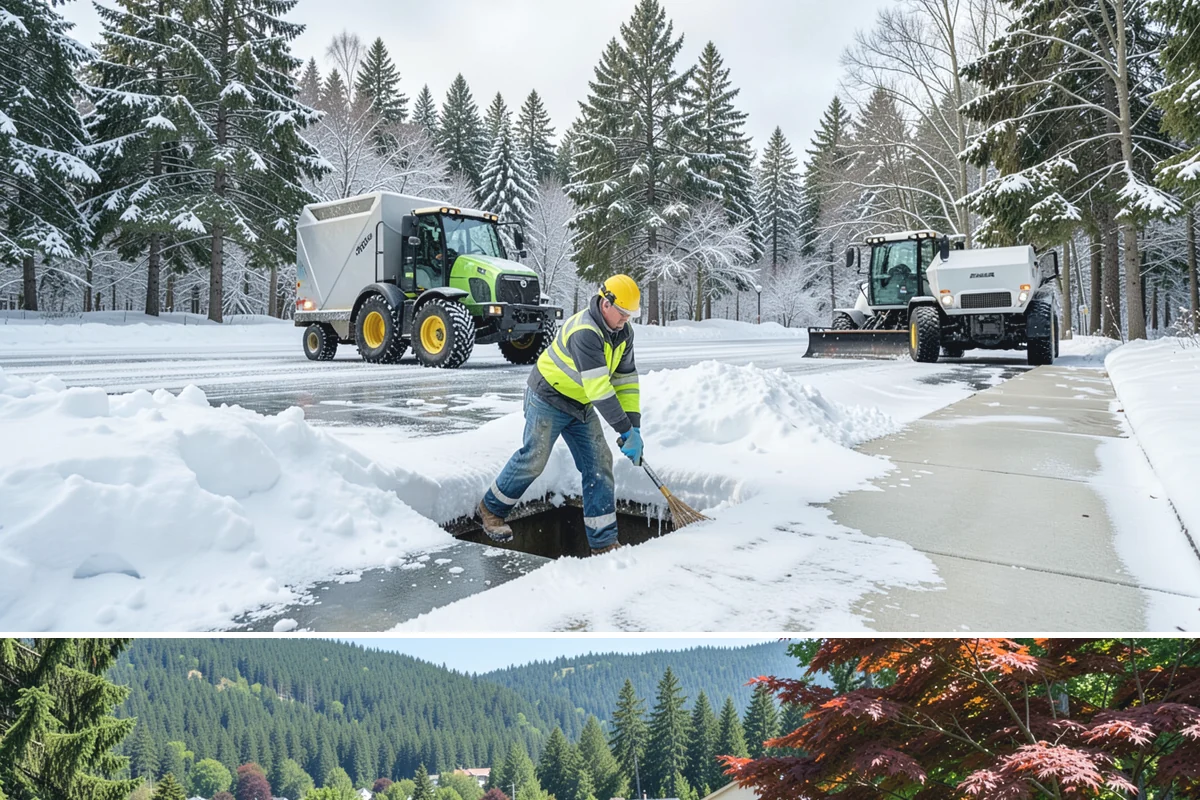 Calcium Chloride Application in Index, Snohomish County, WA - Calcium chloride application is used during the deepest freezes of December through February, when Puget Sound outflow events...