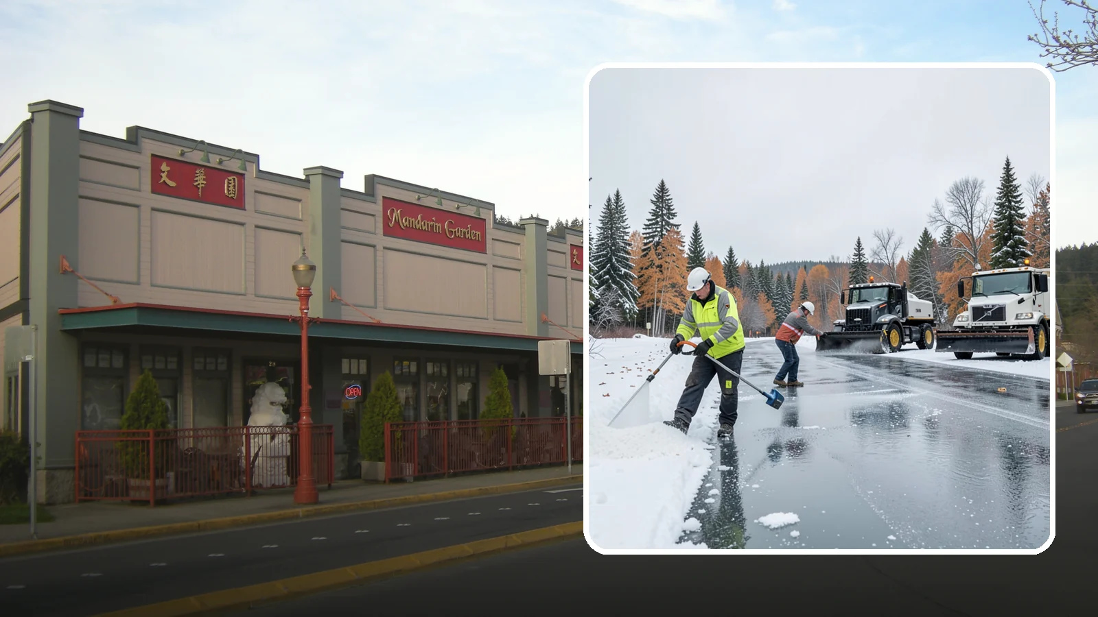 Calcium Chloride Application in Issaquah, King County, WA - Calcium chloride application delivers the fastest, deepest melt for the hardest freezes Western Washington sees.