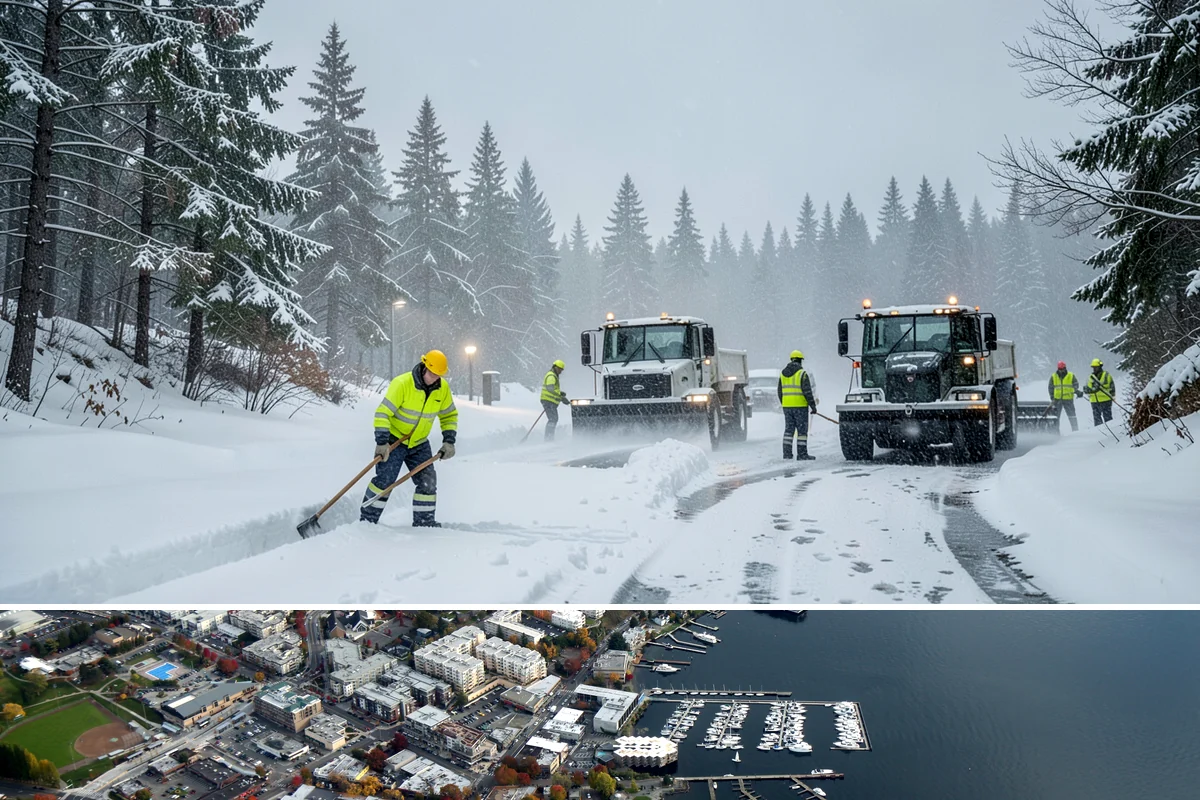 Calcium Chloride Application in Kirkland, King County, WA - Calcium chloride application is used during the deepest freezes of December through February, when Puget Sound outflow events...