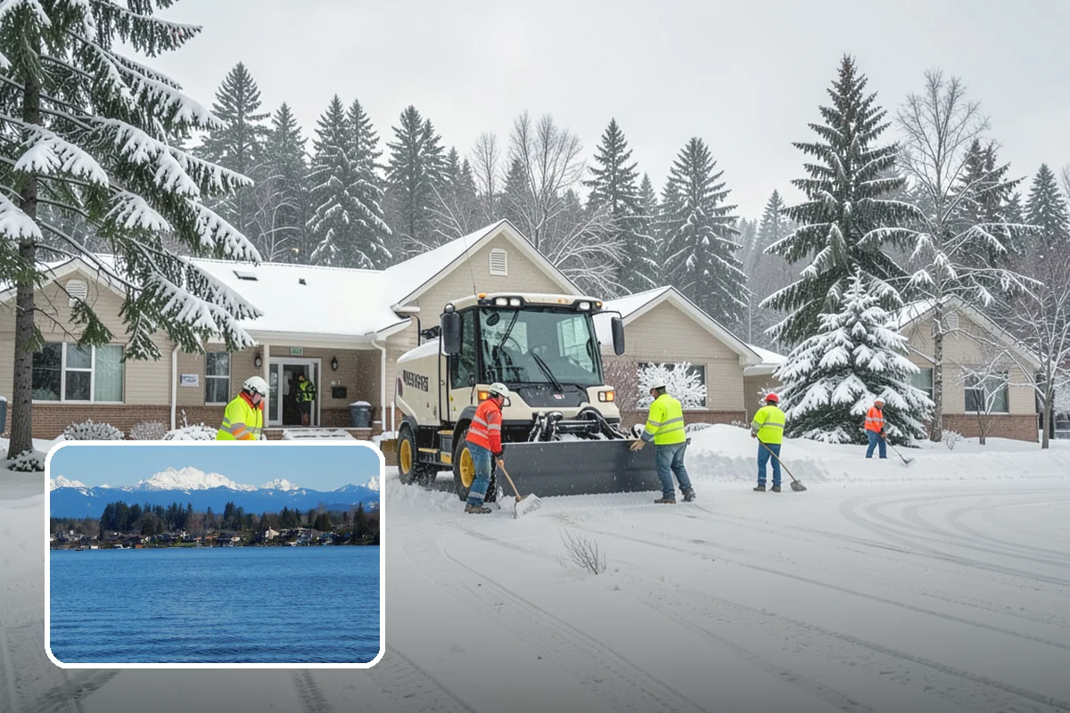 Calcium Chloride Application in Lake Stevens, Snohomish County, WA - Fastest melt available for the deepest PNW freezes