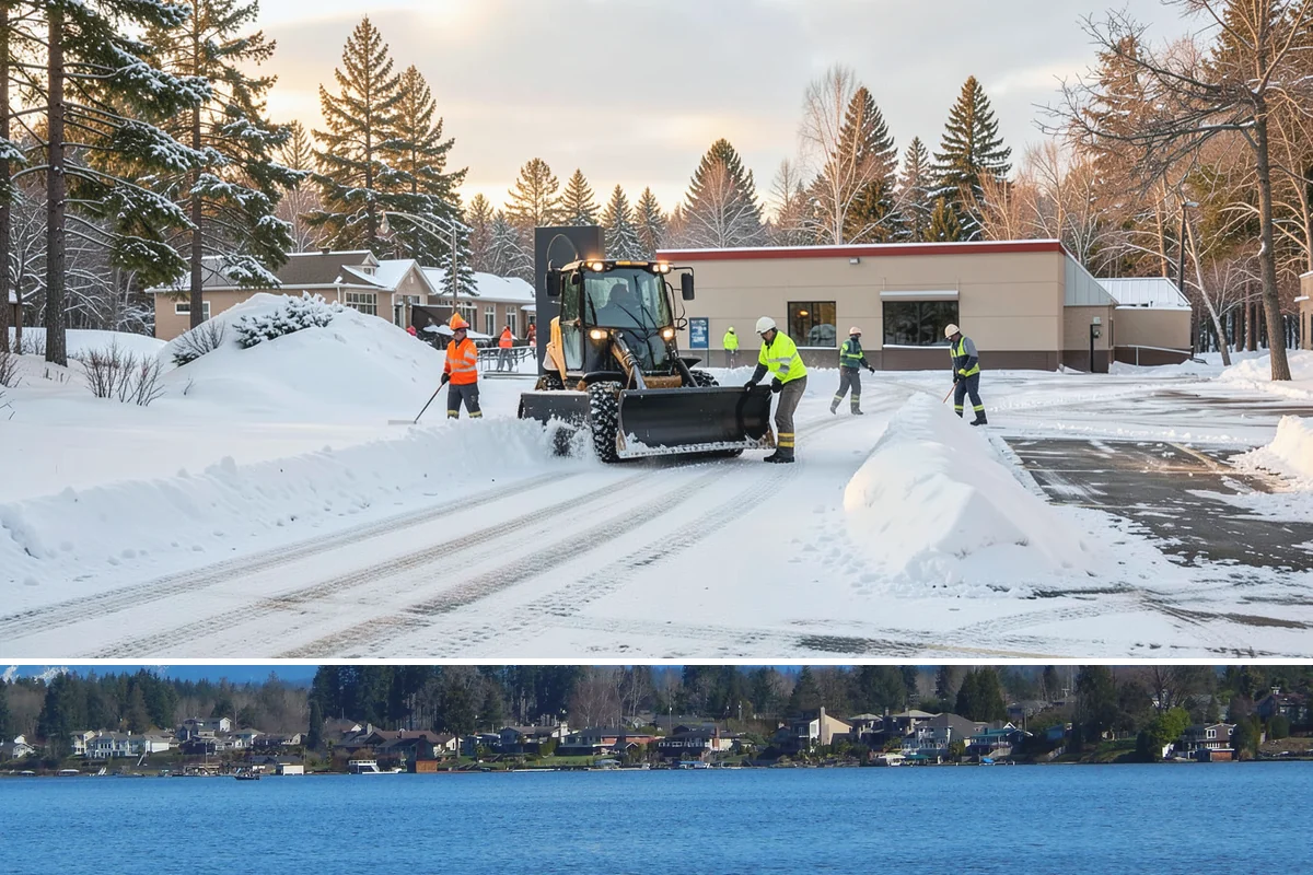 Calcium Chloride Application in Lake Stevens, Snohomish County, WA - Calcium chloride application is used during the deepest freezes of December through February, when Puget Sound outflow events...