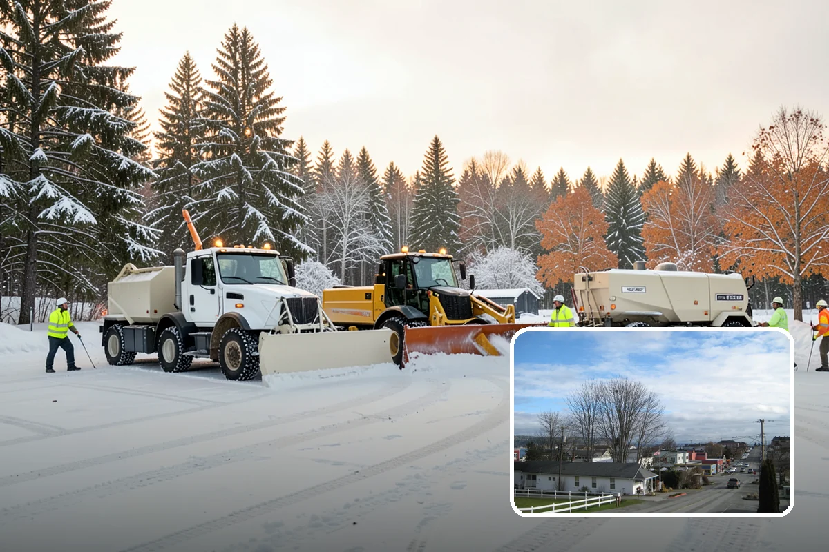 Calcium Chloride Application in Langley, Island County, WA - Fastest melt available for the deepest PNW freezes