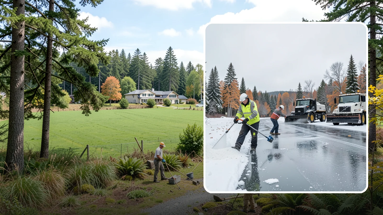 Calcium Chloride Application in Lyman, Skagit County, WA - Calcium chloride application delivers the fastest, deepest melt for the hardest freezes Western Washington sees.