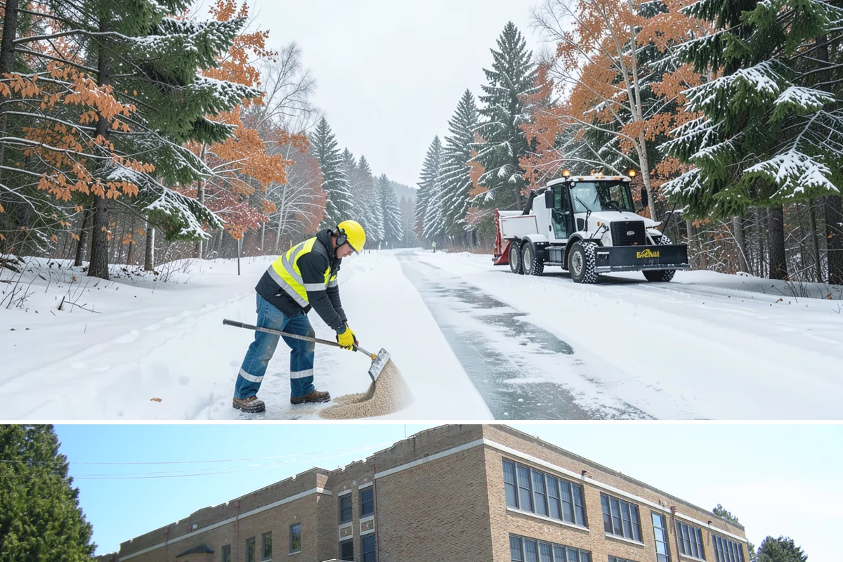 Calcium Chloride Application in Maple Valley, King County, WA - Calcium chloride application is used during the deepest freezes of December through February, when Puget Sound outflow events...
