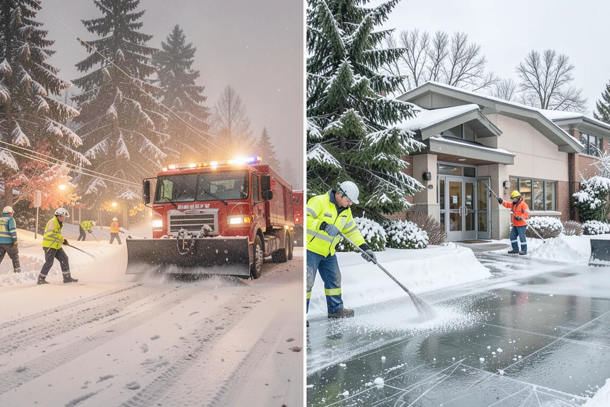 Calcium Chloride Application in Medina, King County, WA - Reserve calcium chloride for the most severe cold events