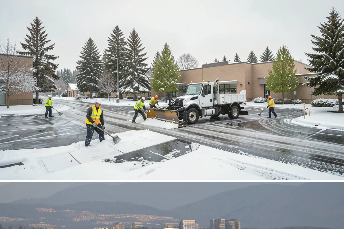 Calcium Chloride Application in Medina, King County, WA - Calcium chloride application is used during the deepest freezes of December through February, when Puget Sound outflow events...