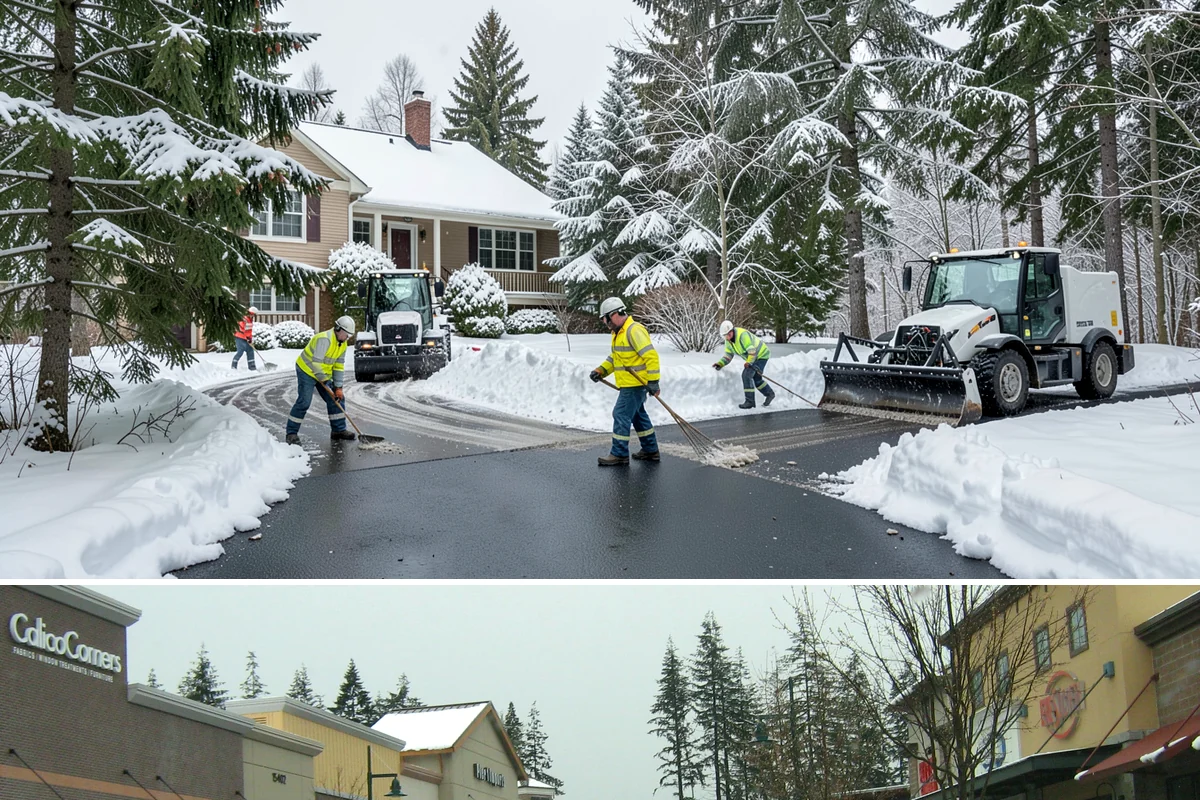 Calcium Chloride Application in Mill Creek, Snohomish County, WA - Calcium chloride application is used during the deepest freezes of December through February, when Puget Sound outflow events...