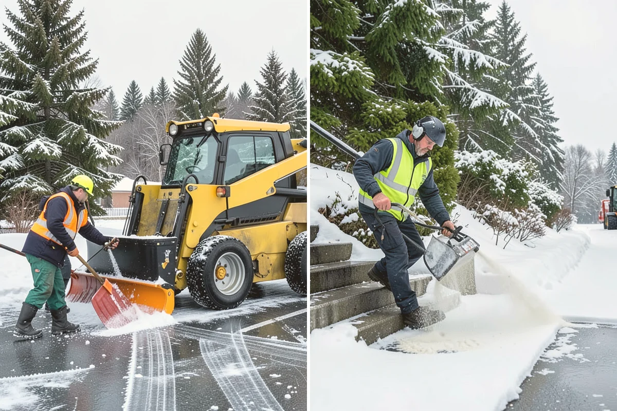 Calcium Chloride Application in Milton, King County, WA - Reserve calcium chloride for the most severe cold events