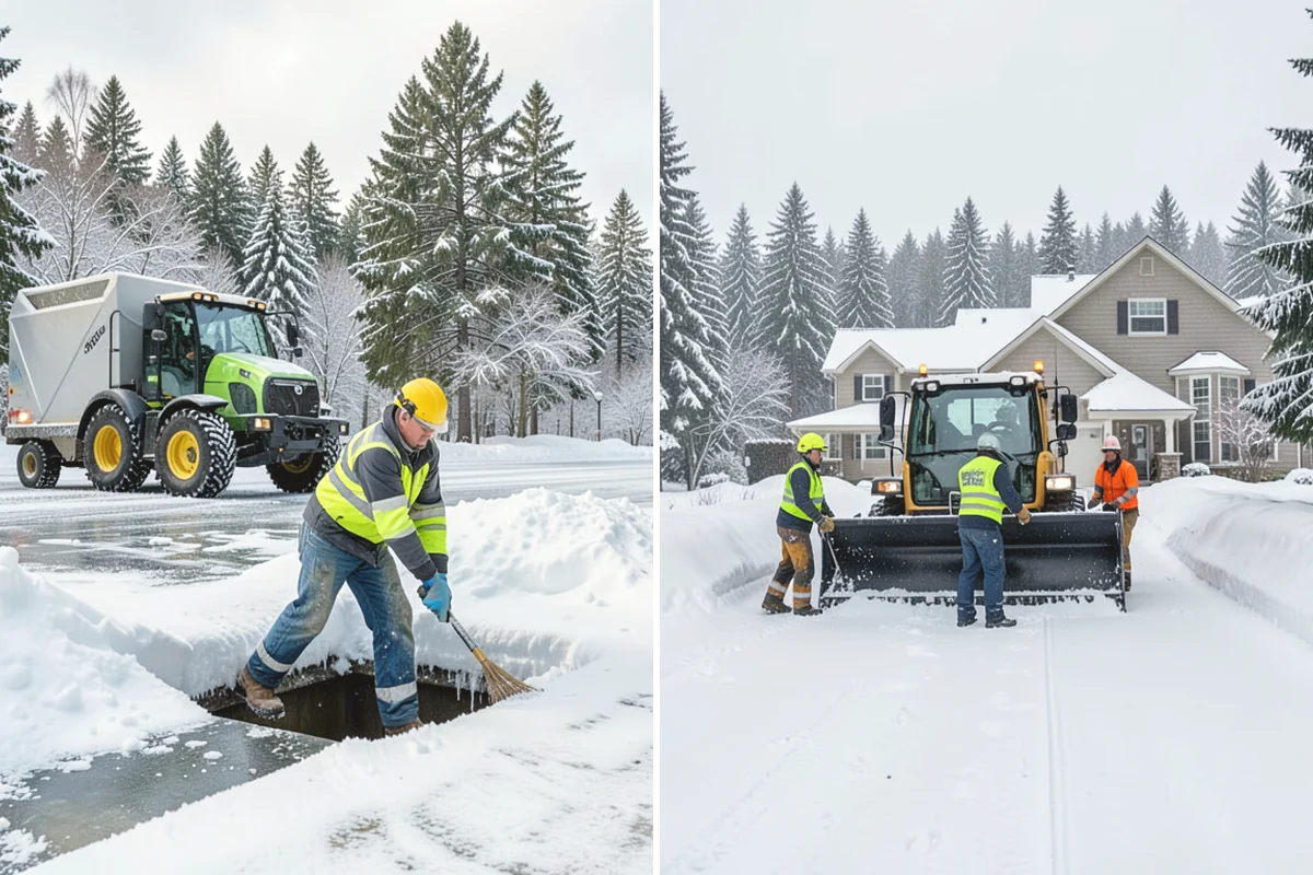 Calcium Chloride Application in Monroe, Snohomish County, WA - Reserve calcium chloride for the most severe cold events