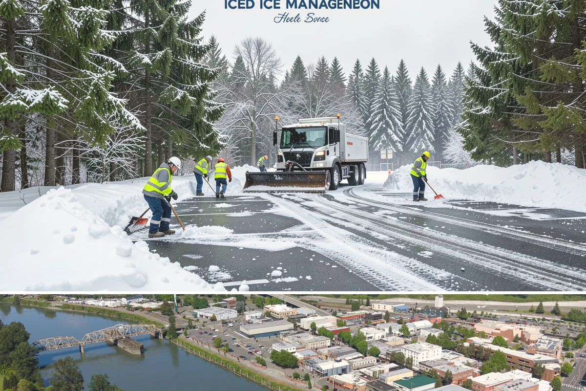 Calcium Chloride Application in Mount Vernon, Skagit County, WA - Calcium chloride application is used during the deepest freezes of December through February, when Puget Sound outflow events...