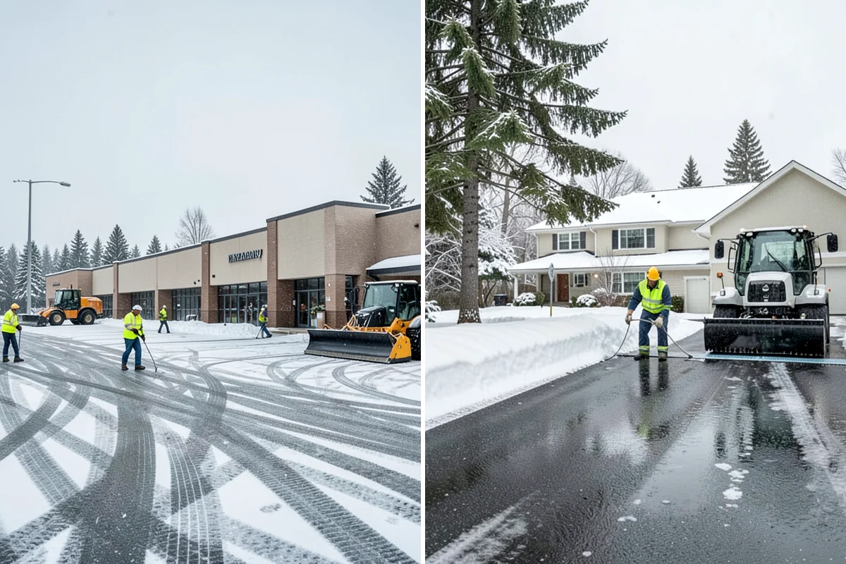 Calcium Chloride Application in Normandy Park, King County, WA - Reserve calcium chloride for the most severe cold events