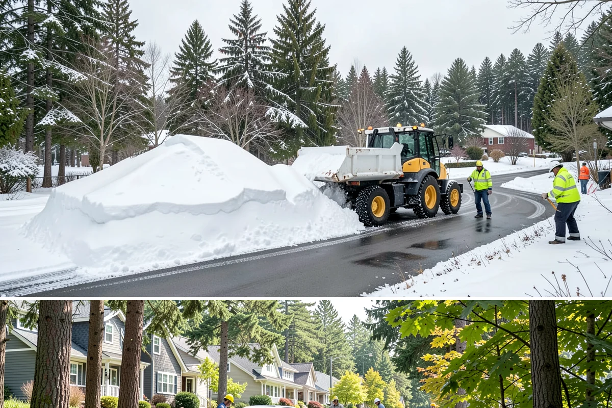 Calcium Chloride Application in Normandy Park, King County, WA - Calcium chloride application is used during the deepest freezes of December through February, when Puget Sound outflow events...