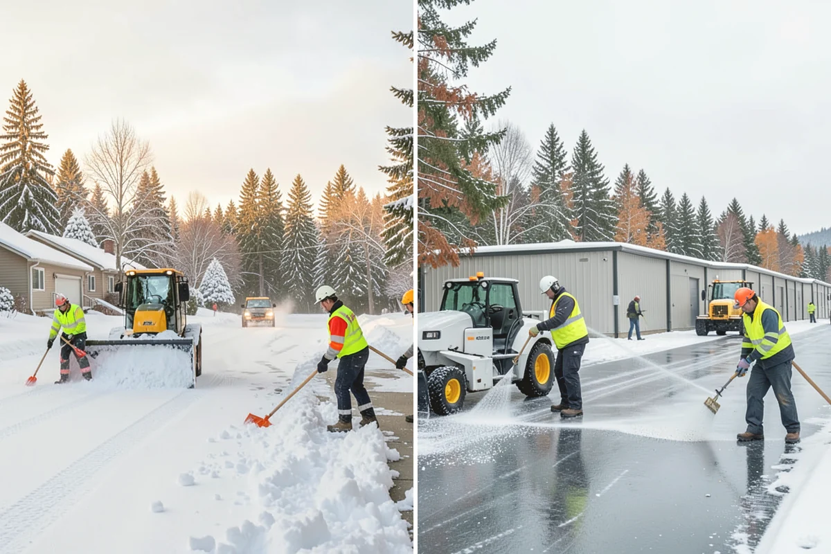Calcium Chloride Application in North Bend, King County, WA - Reserve calcium chloride for the most severe cold events