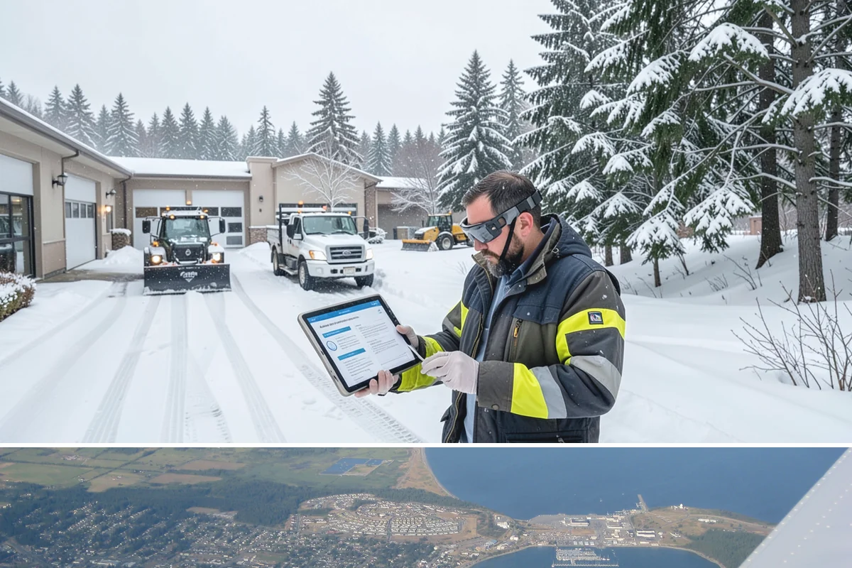Calcium Chloride Application in Oak Harbor, Island County, WA - Calcium chloride application is used during the deepest freezes of December through February, when Puget Sound outflow events...