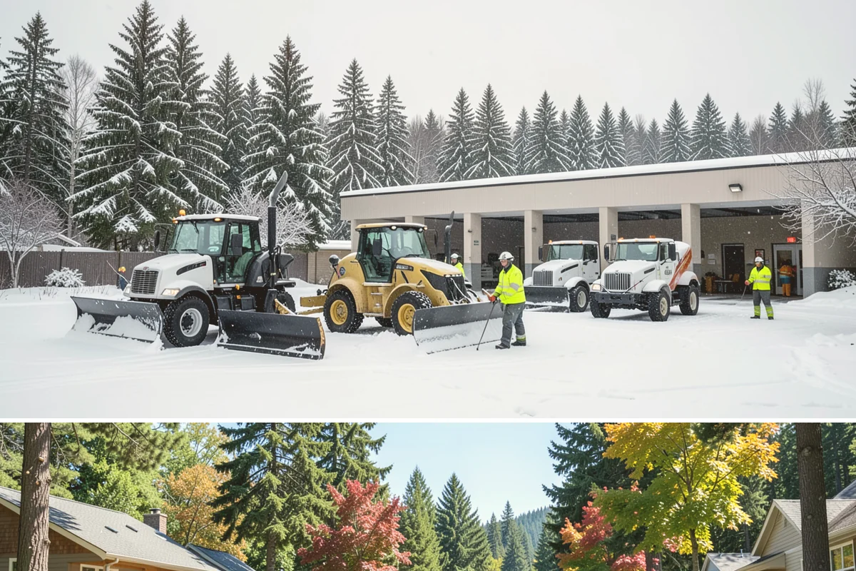 Calcium Chloride Application in Orting, Pierce County, WA - Calcium chloride application is used during the deepest freezes of December through February, when Puget Sound outflow events...