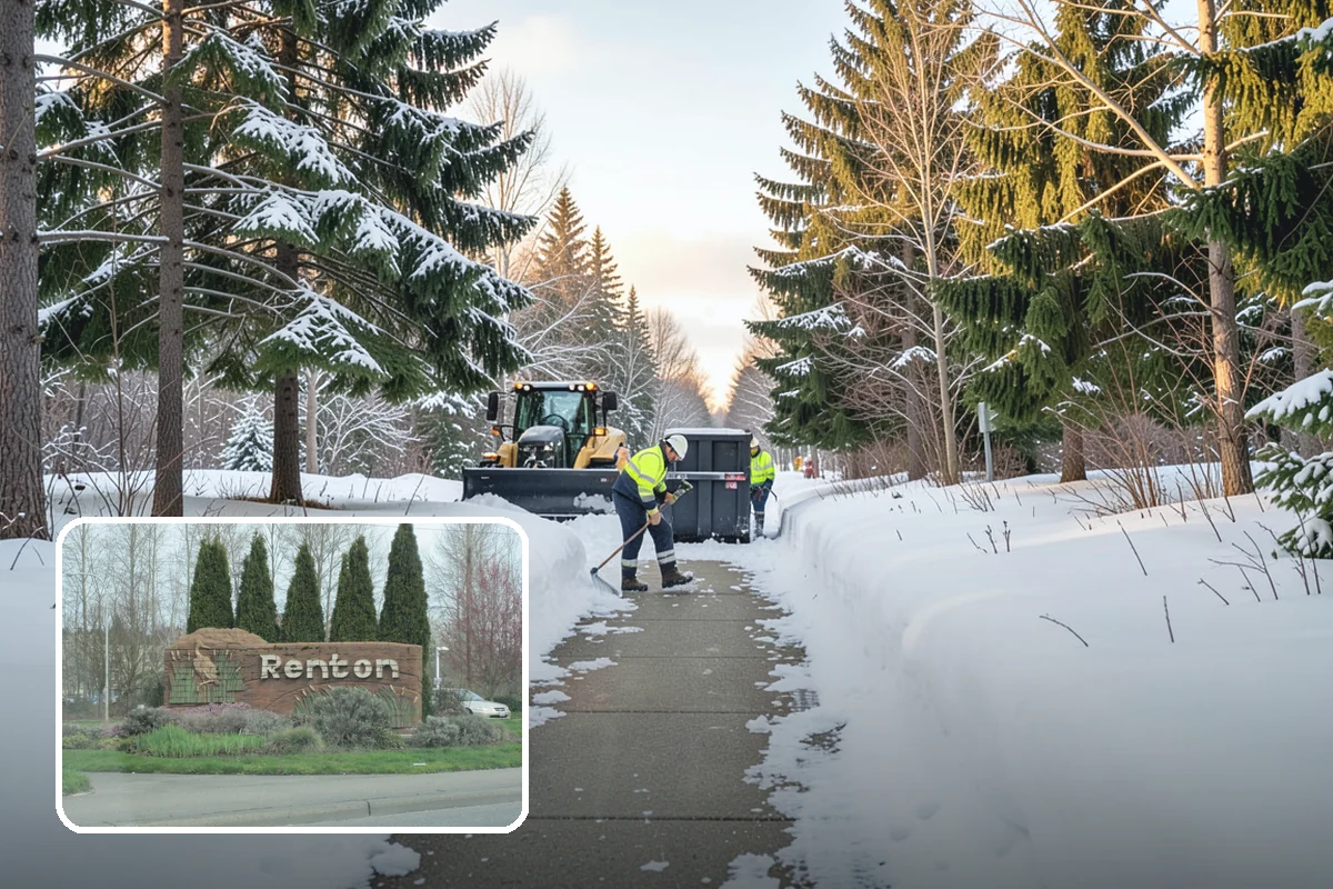 Calcium Chloride Application in Renton, King County, WA - Fastest melt available for the deepest PNW freezes