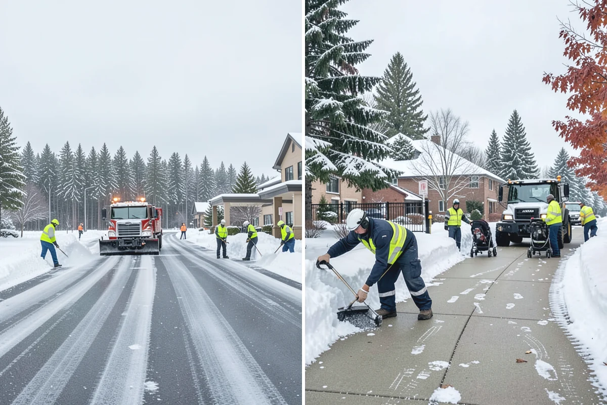 Calcium Chloride Application in Renton, King County, WA - Reserve calcium chloride for the most severe cold events