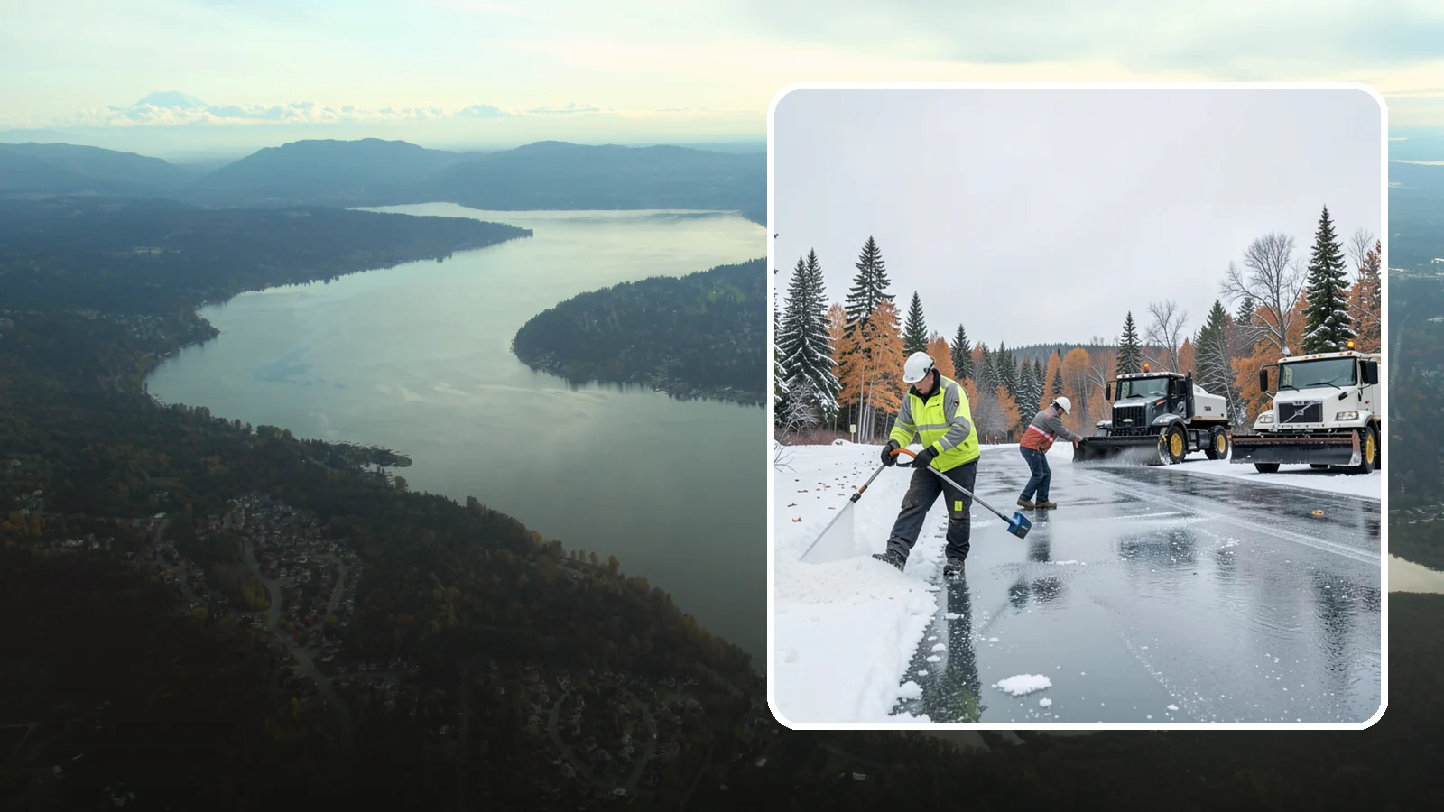 Calcium Chloride Application in Sammamish, King County, WA - Calcium chloride application delivers the fastest, deepest melt for the hardest freezes Western Washington sees.