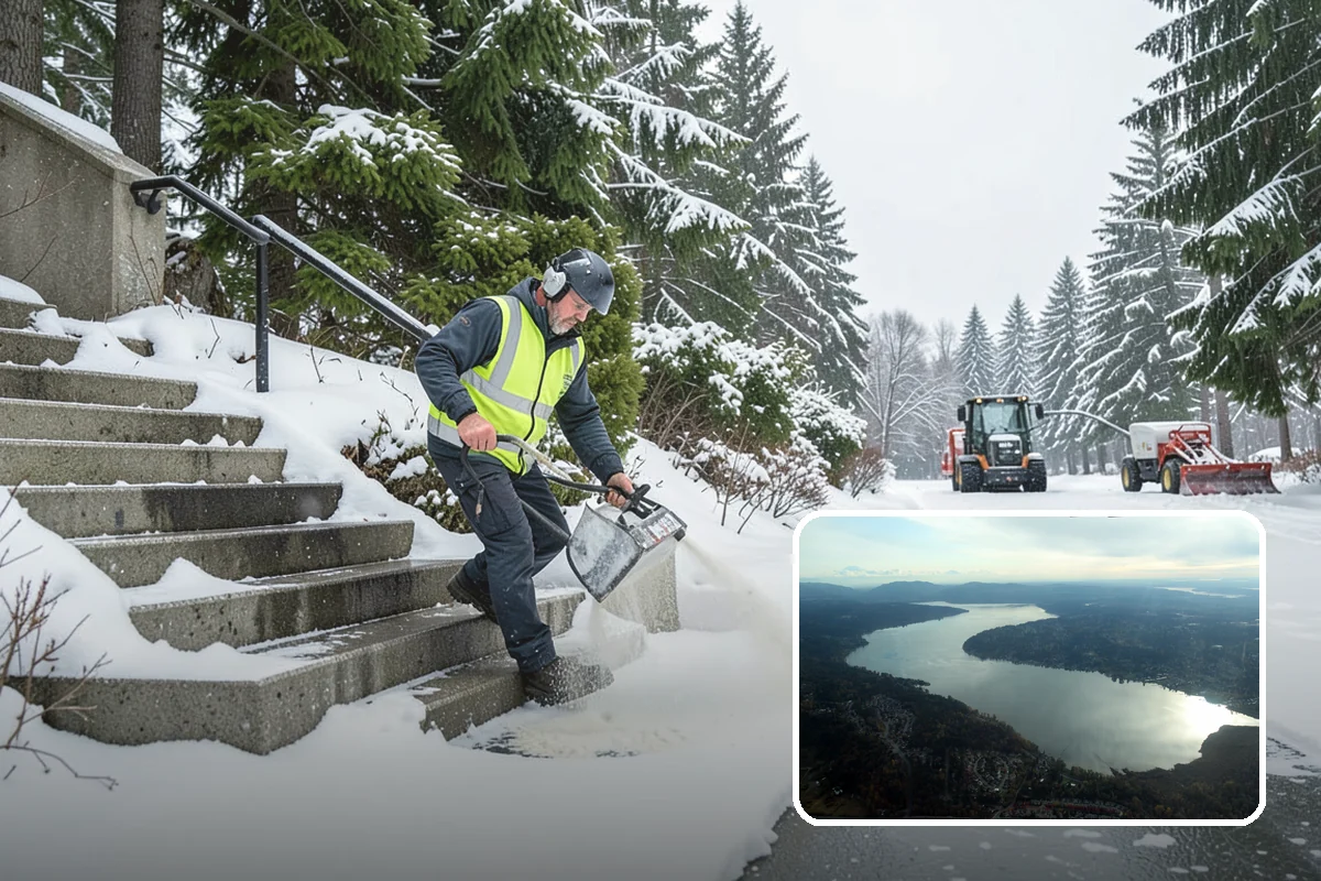 Calcium Chloride Application in Sammamish, King County, WA - Fastest melt available for the deepest PNW freezes