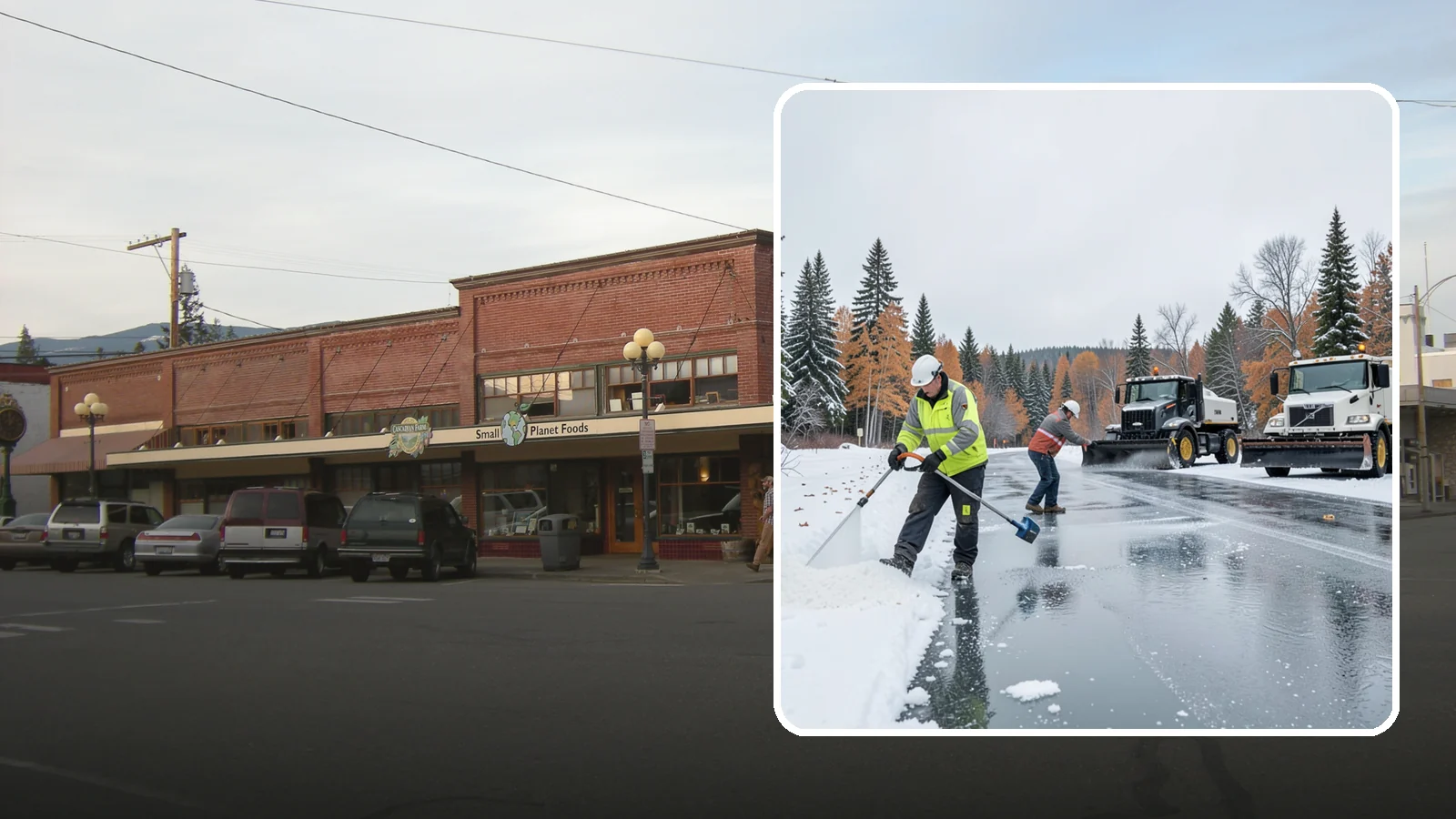 Calcium Chloride Application in Sedro-Woolley, Skagit County, WA - Calcium chloride application delivers the fastest, deepest melt for the hardest freezes Western Washington sees.