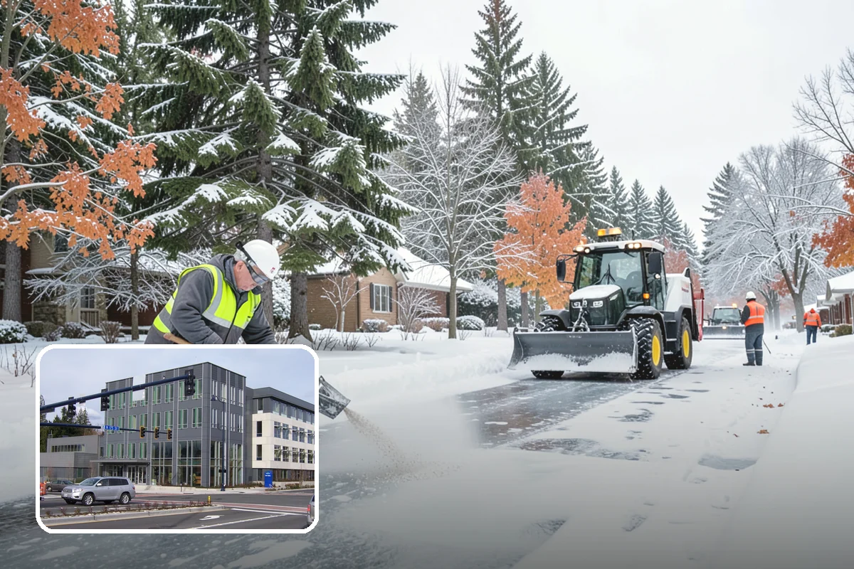 Calcium Chloride Application in Shoreline, King County, WA - Fastest melt available for the deepest PNW freezes