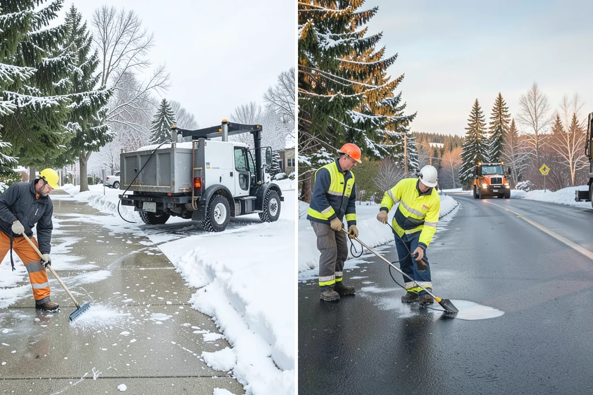 Calcium Chloride Application in Skykomish, King County, WA - Reserve calcium chloride for the most severe cold events