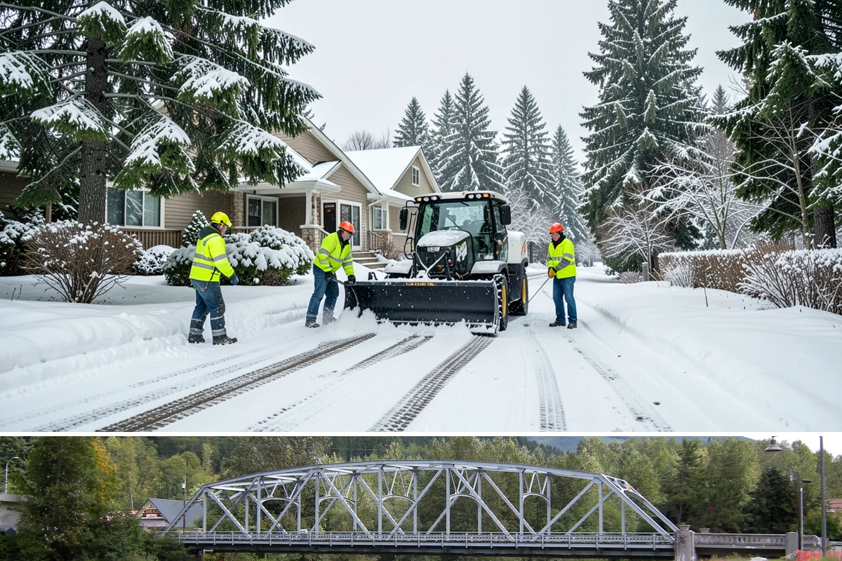 Calcium Chloride Application in Skykomish, King County, WA - Calcium chloride application is used during the deepest freezes of December through February, when Puget Sound outflow events...
