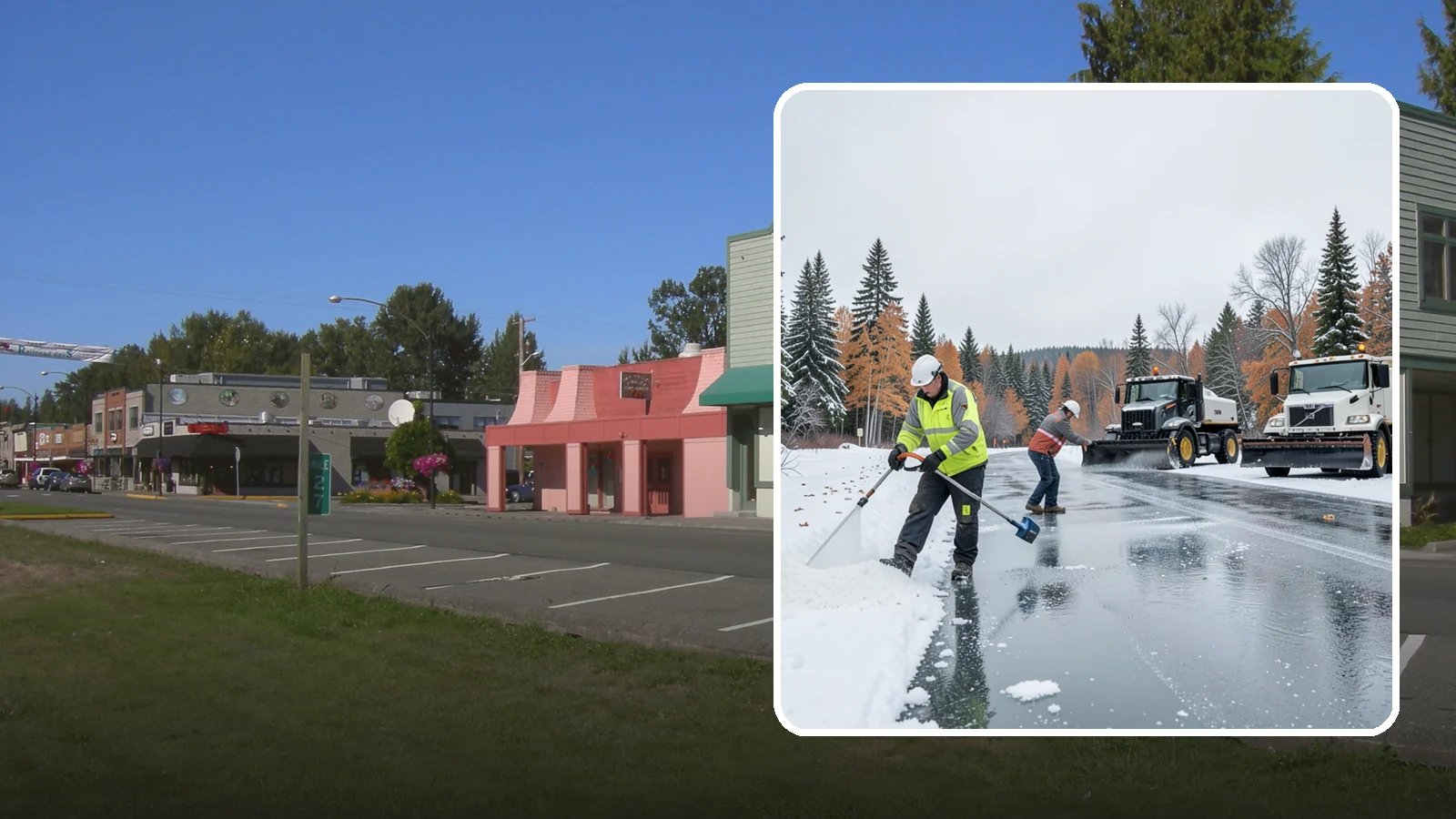 Calcium Chloride Application in Snoqualmie, King County, WA - Calcium chloride application delivers the fastest, deepest melt for the hardest freezes Western Washington sees.