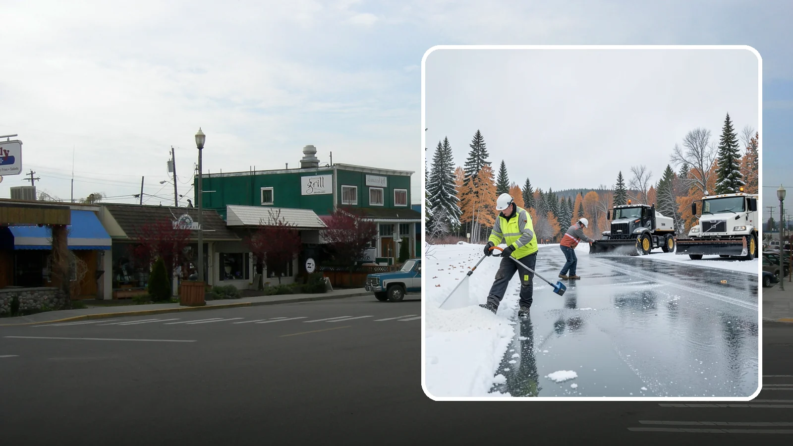 Calcium Chloride Application in Stanwood, Snohomish County, WA - Calcium chloride application delivers the fastest, deepest melt for the hardest freezes Western Washington sees.