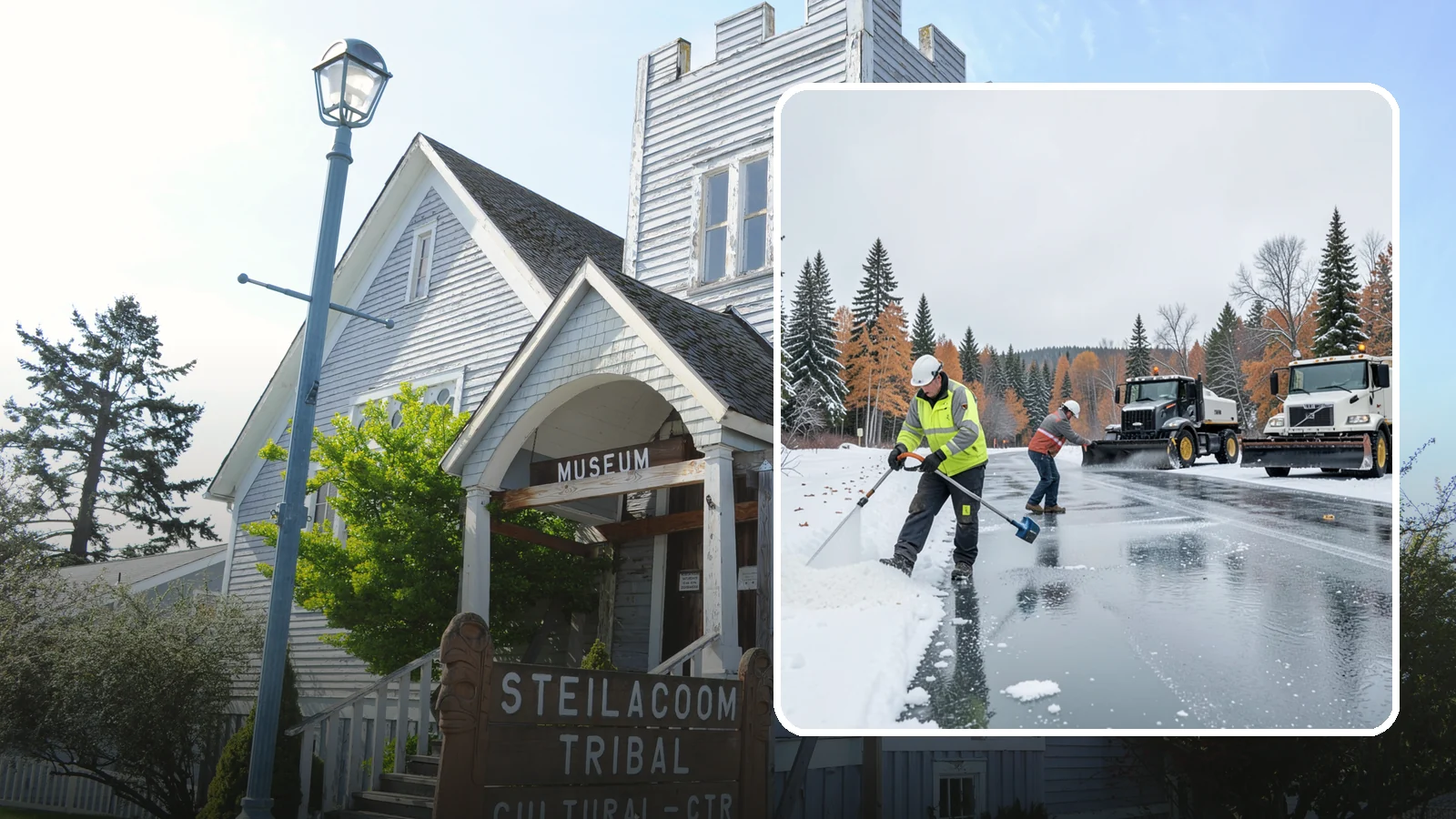 Calcium Chloride Application in Steilacoom, Pierce County, WA - Calcium chloride application delivers the fastest, deepest melt for the hardest freezes Western Washington sees.