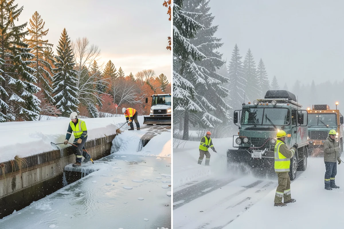 Calcium Chloride Application in Tukwila, King County, WA - Reserve calcium chloride for the most severe cold events