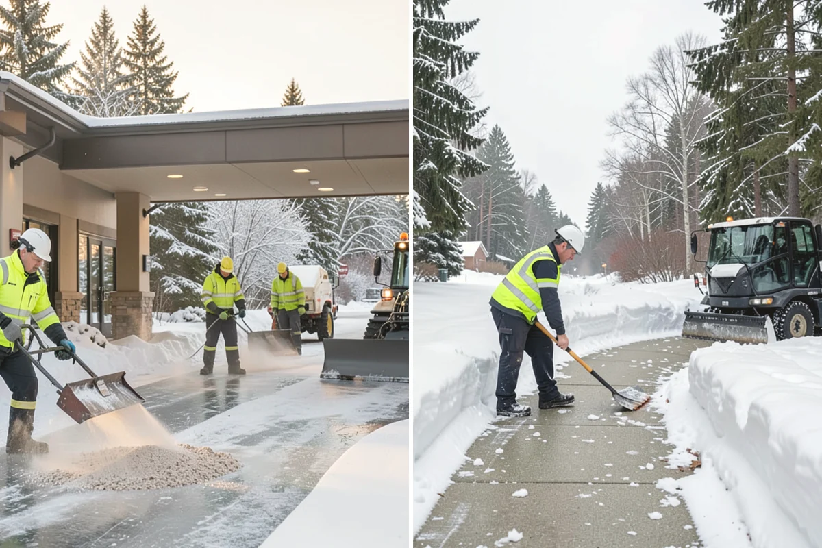 Calcium Chloride Application in University Place, Pierce County, WA - Reserve calcium chloride for the most severe cold events