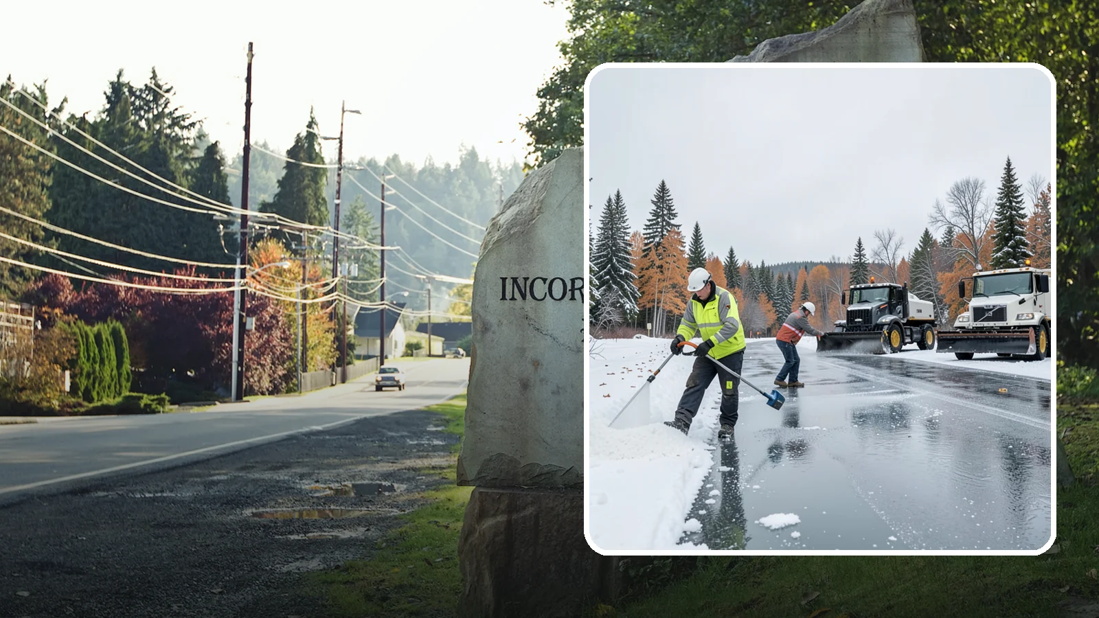 Calcium Chloride Application in Wilkeson, Pierce County, WA - Calcium chloride application delivers the fastest, deepest melt for the hardest freezes Western Washington sees.