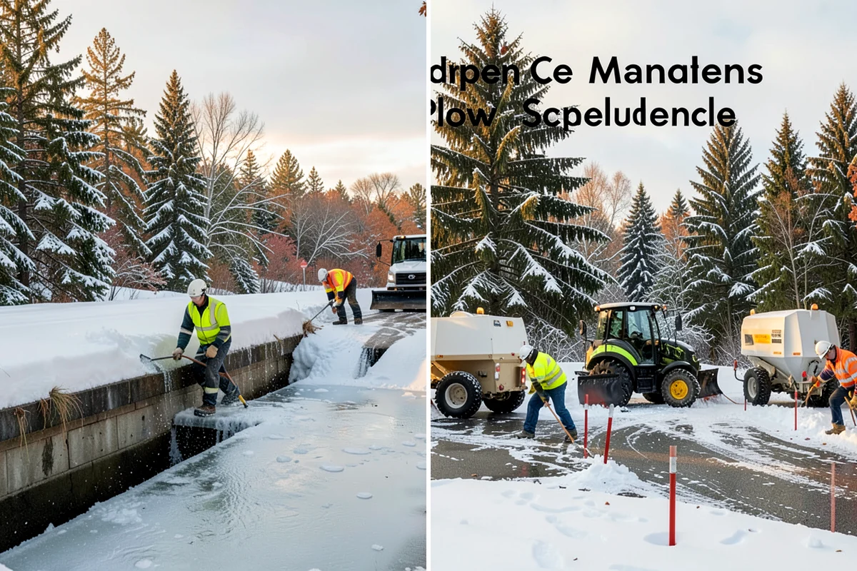 Calcium Chloride Spreading in Arlington, Snohomish County, WA - Identify the coldest, most shaded surfaces that need a stronger deicer