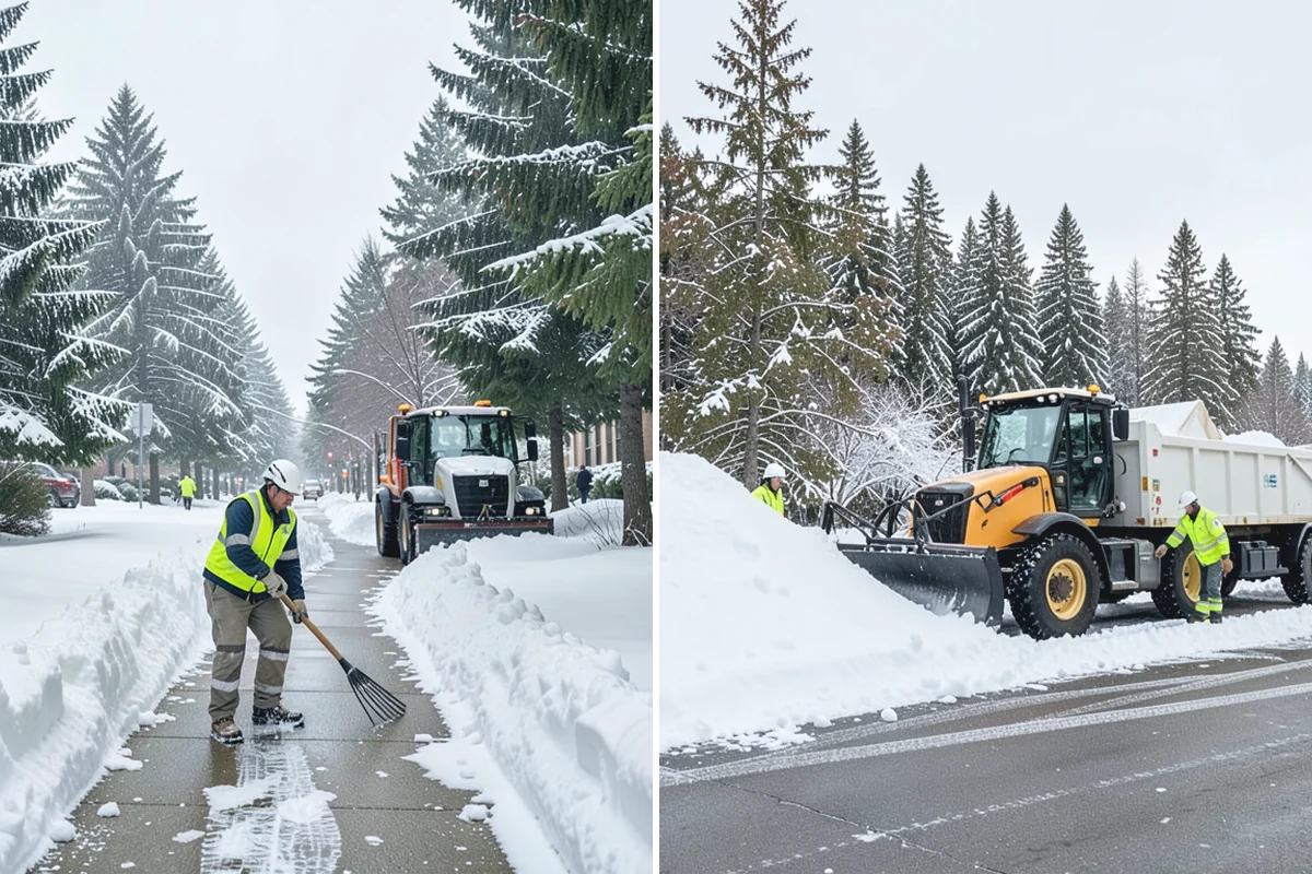 Calcium Chloride Spreading in Beaux Arts Village, King County, WA - Identify the coldest, most shaded surfaces that need a stronger deicer