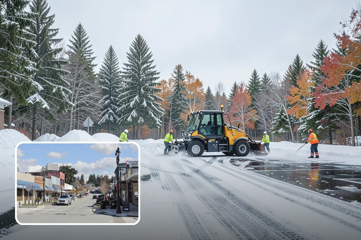 Calcium Chloride Spreading in Bothell, King County, WA - Stays active down into the single digits when rock salt fails