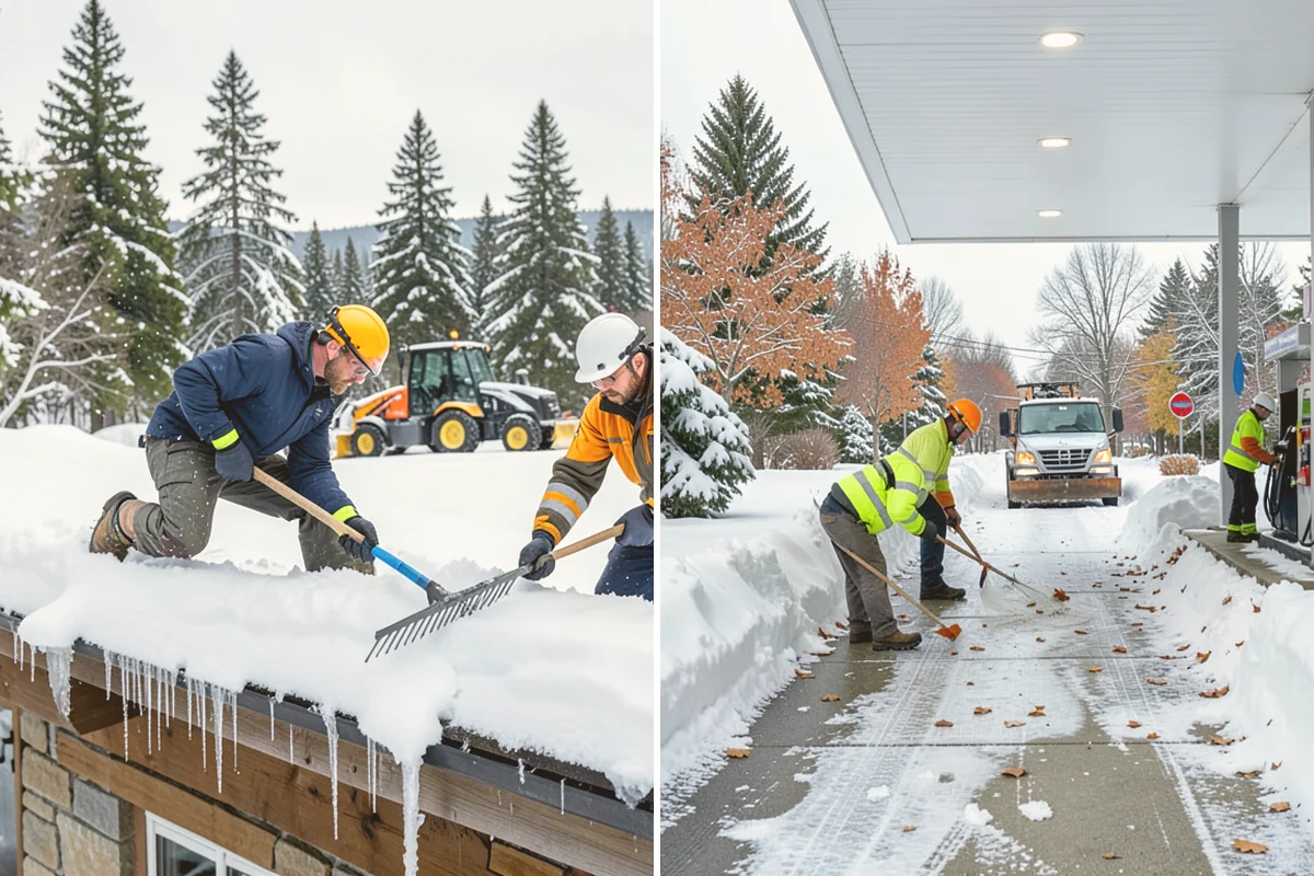 Calcium Chloride Spreading in Bothell, King County, WA - Identify the coldest, most shaded surfaces that need a stronger deicer