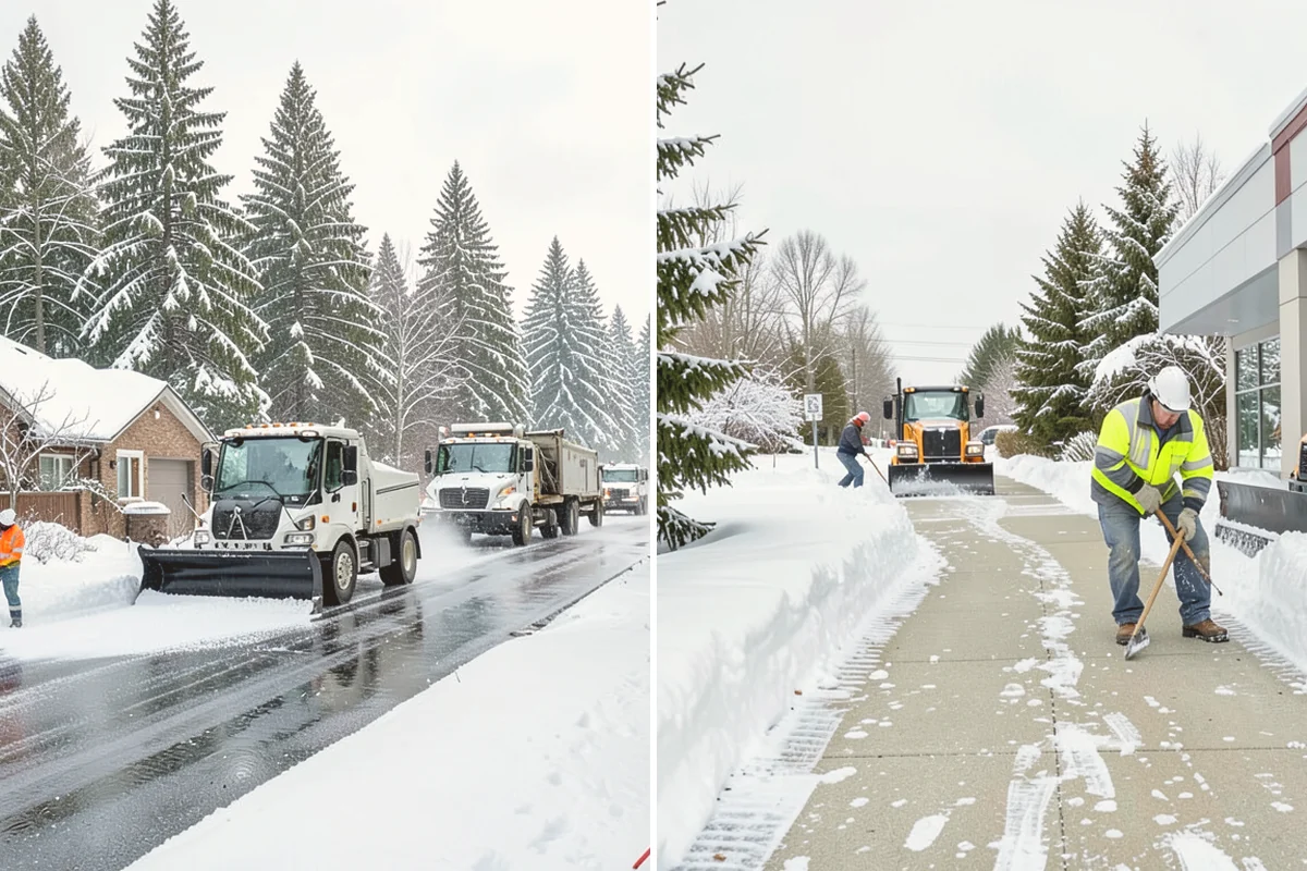 Calcium Chloride Spreading in Brier, Snohomish County, WA - Identify the coldest, most shaded surfaces that need a stronger deicer
