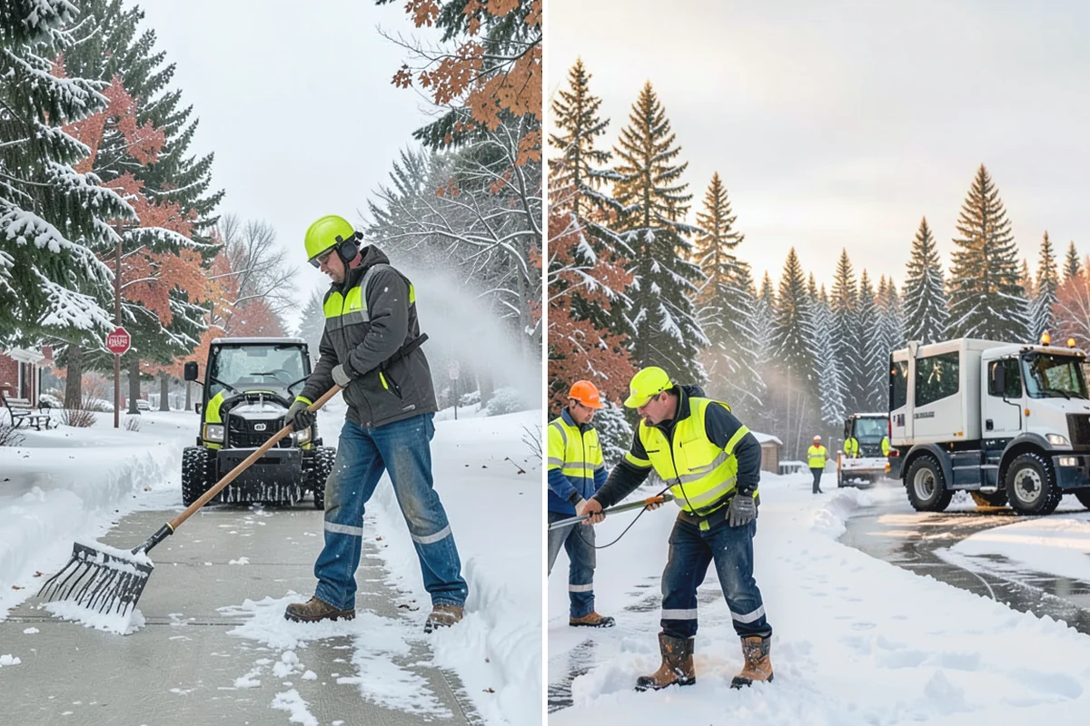 Calcium Chloride Spreading in Buckley, Pierce County, WA - Identify the coldest, most shaded surfaces that need a stronger deicer