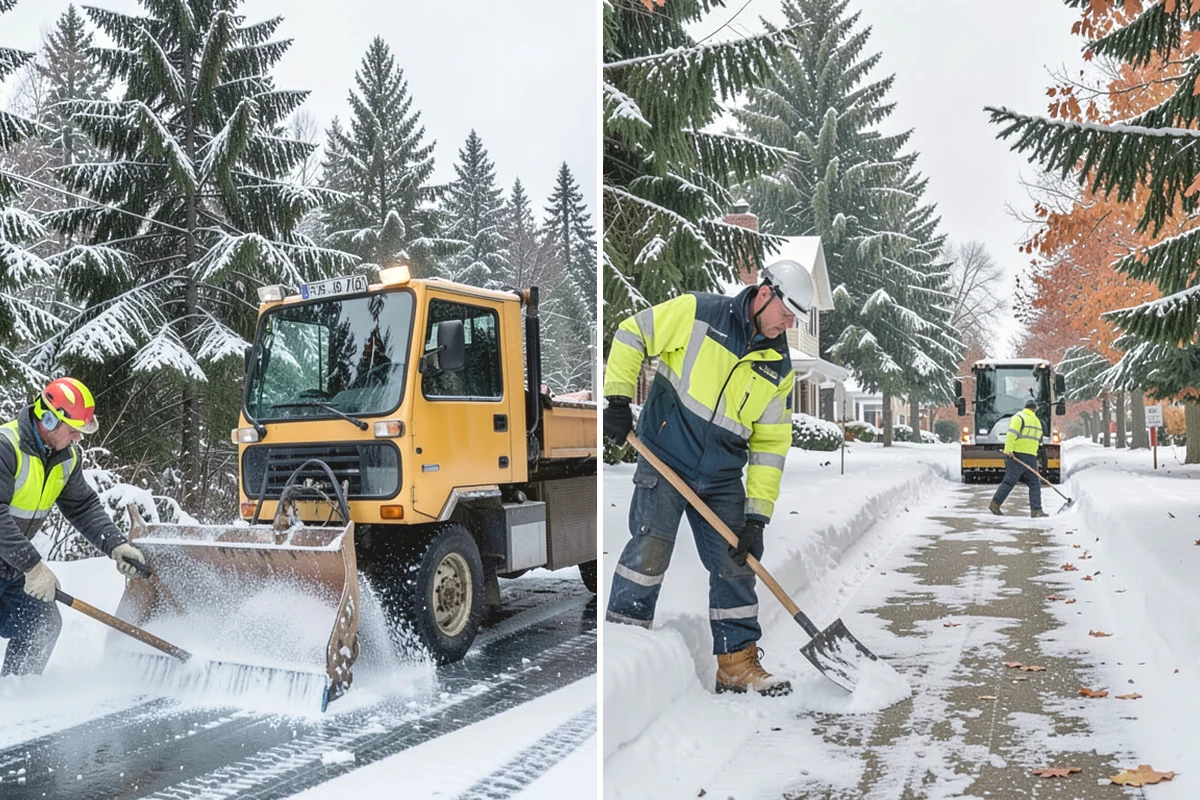 Calcium Chloride Spreading in Burlington, Skagit County, WA - Identify the coldest, most shaded surfaces that need a stronger deicer