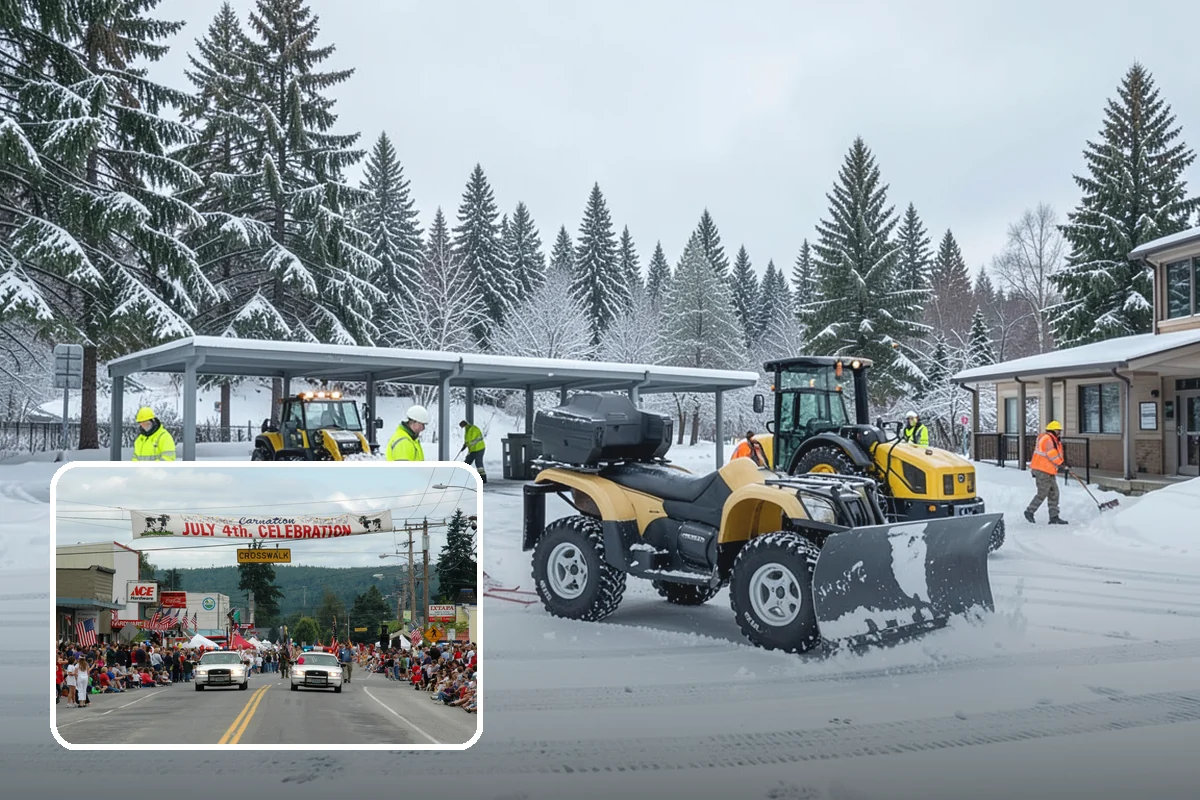 Calcium Chloride Spreading in Carnation, King County, WA - Stays active down into the single digits when rock salt fails
