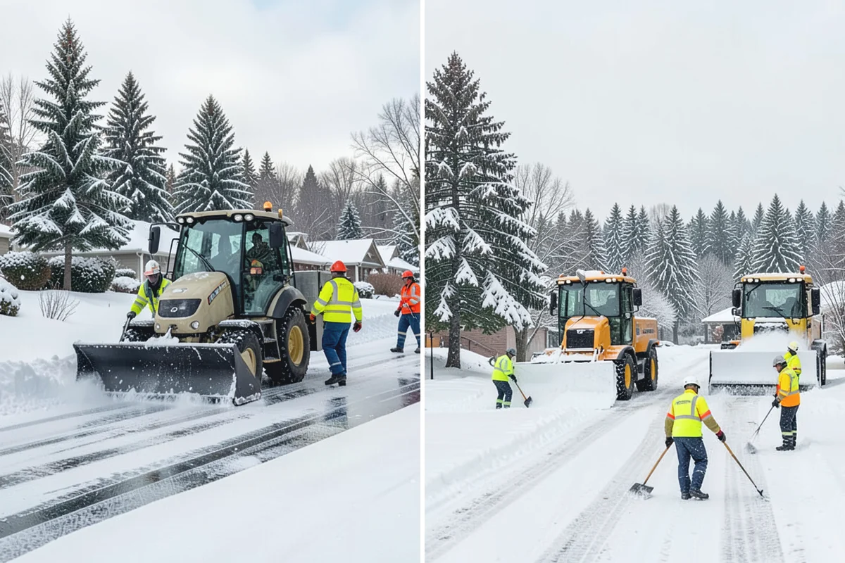 Calcium Chloride Spreading in Coupeville, Island County, WA - Identify the coldest, most shaded surfaces that need a stronger deicer